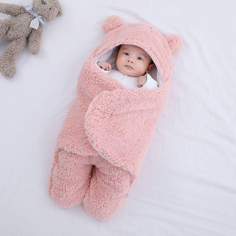 שמיכת שק שינה בצורת דוב לתינוקות